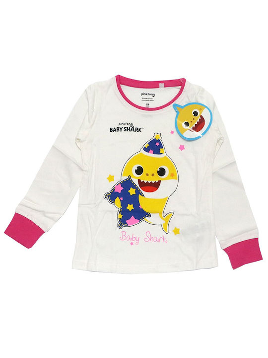 PinkFong Kids Pyjamas Cotton white