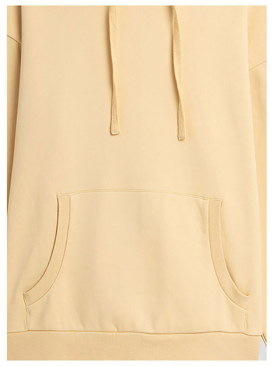 Sweatshirt mit Kapuze Beige