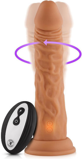 FemmeFunn Turbo Ρεαλιστικός Δονητής με Remote Control Ροζ