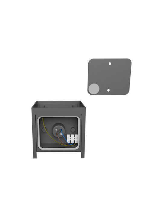 Braytron Επιτοίχιο Εξωτερικό Φωτιστικό G9 IP54 10x10x10εκ.