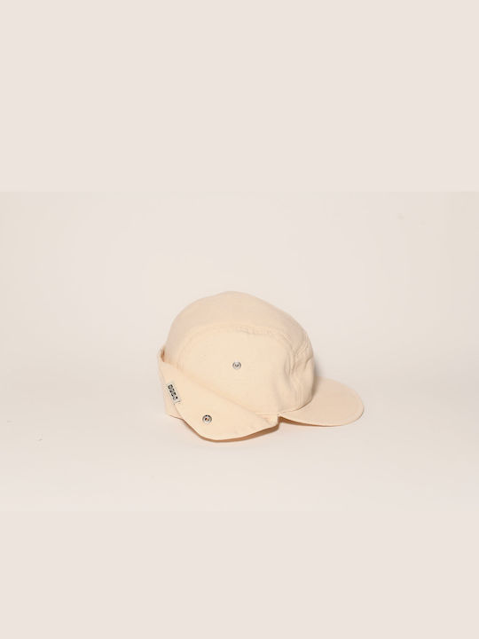 KiETLA Kids' Hat Jockey Fabric Sunscreen Beige