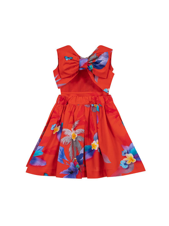 Lapin Kids Dress Floral Red