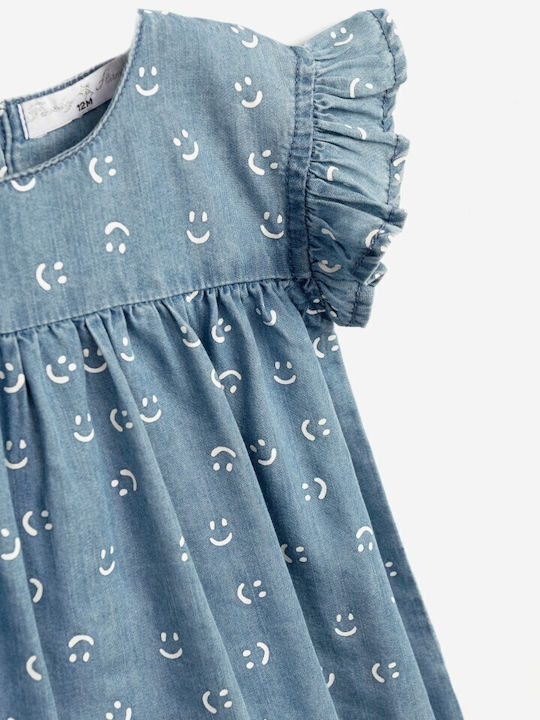 Funky Kids Dress Blue