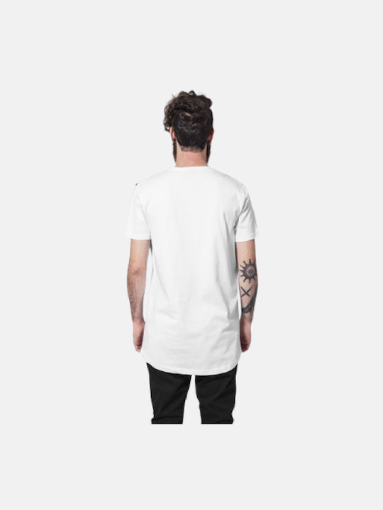 Urban Classics Ανδρικό T-shirt White / Black Μονόχρωμο