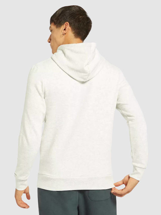 Jack & Jones Men's Sweatshirt with Hood white