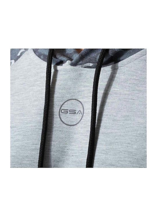 Organic Plus Urban Camouflage Hoodie II Суитшърт с Качулка Сив