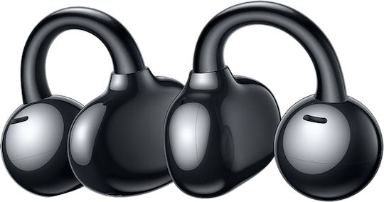Huawei FreeClip Earbud Bluetooth хендсфри Слушалки с Устойчивост на Пот и Кутийка за Зареждане Черен