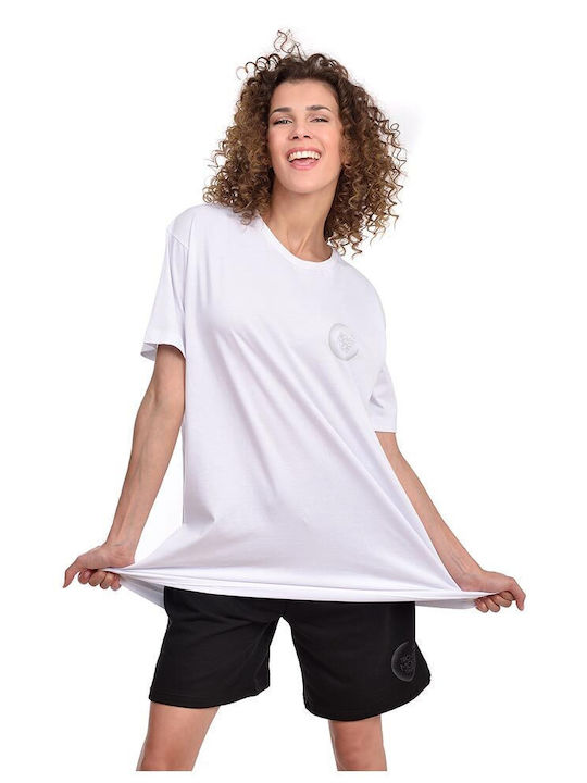 Target Femeie Sport Tricou Cu buline Alb