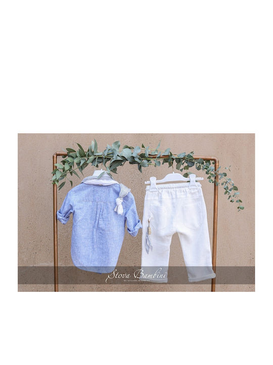 Stova Bambini Βαπτιστικό Κοστούμι για Αγόρι Μπλε