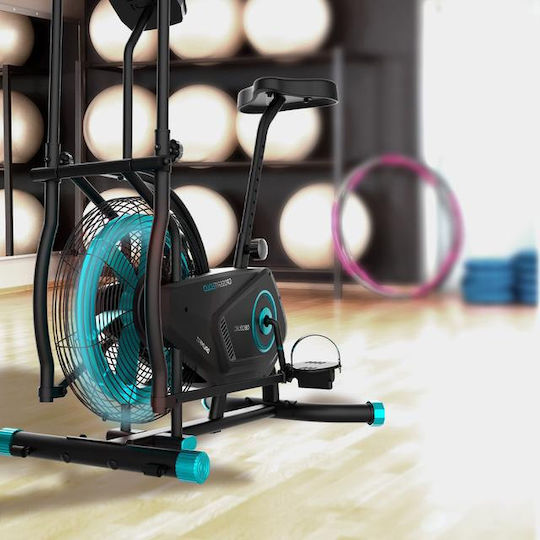 Cecotec DrumFit CrossFit 2000 Eolo Ποδήλατο Spinning με Αντίσταση Αέρα και Ροδάκια