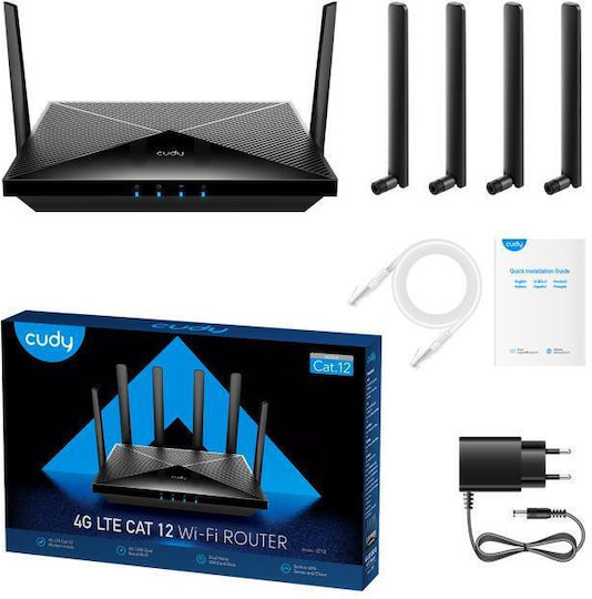 Cudy LT12 Wireless 4G Router Wi‑Fi 5 with 4 Gigabit Ports