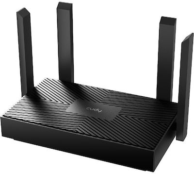 Cudy WR1500 Ασύρματο Router Wi‑Fi 6 με 3 Θύρες Gigabit Ethernet