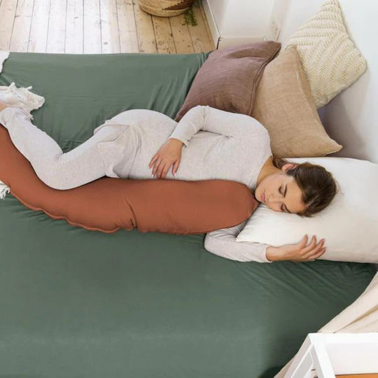 Doomoo Възглавница за Бременност и Кърмене Оранжева
