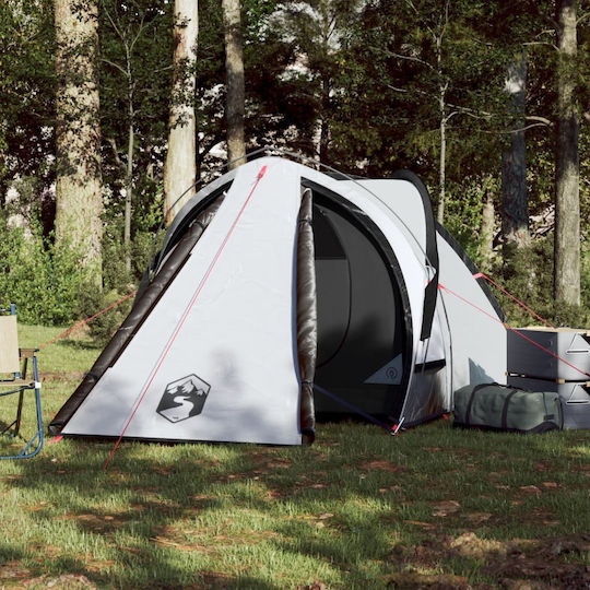 vidaXL Summer Camping Tent White For 2 People 222x120x110cm