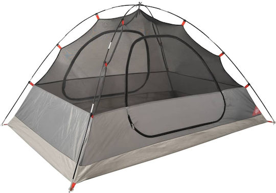 vidaXL Καλοκαιρινή Σκηνή Camping Πορτοκαλί με Διπλό Πανί για 2 Άτομα 224x248x113εκ.