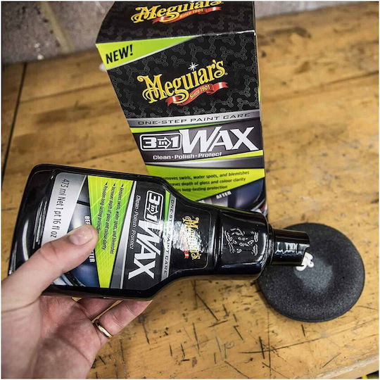Meguiar's Ceara Auto 3 In 1 Wax Αλοιφή Κερώματος Αυτοκινήτου 473ml