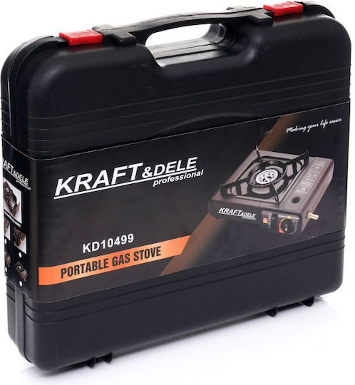 Kraft & Dele Countertop Burner Flüssiggas Single Schwarz