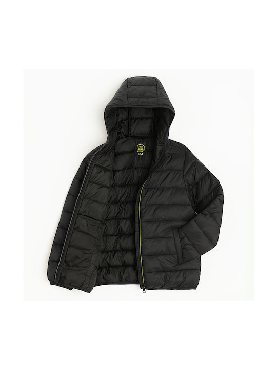 Kids Casual Jacket with Hood Black