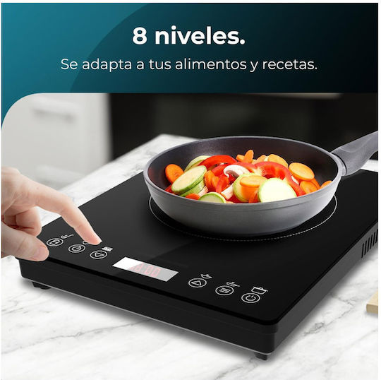 Cecotec Full Magma Slim Countertop Burner Induktion Single Schwarz