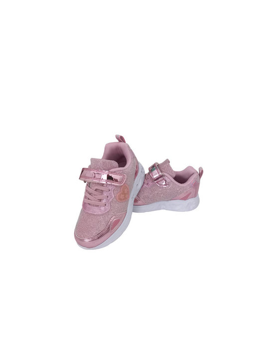 Bacio & Bacio Kinder-Sneaker mit Lichtern Rosa