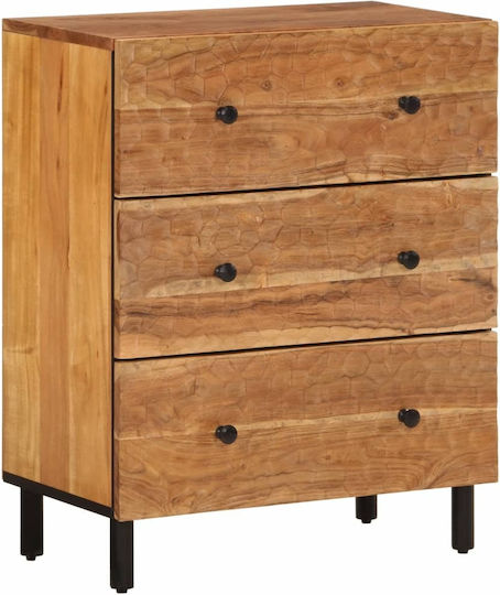 Comodă Din Lemn Masiv 60x33x75cm Comodă Din Lemn Masiv 60x33x75cm
