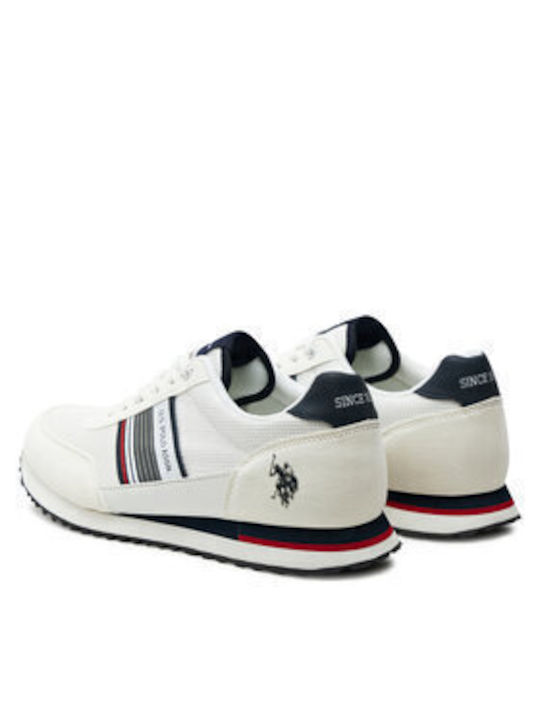 U.S. Polo Assn. Assn Ανδρικά Sneakers Whi