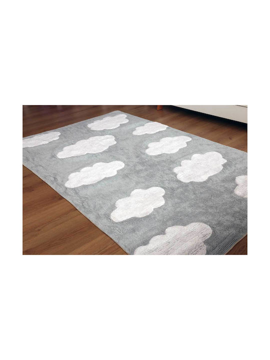 Baby Bliss Kids Rug Nori Cotton Gri 100x140cm