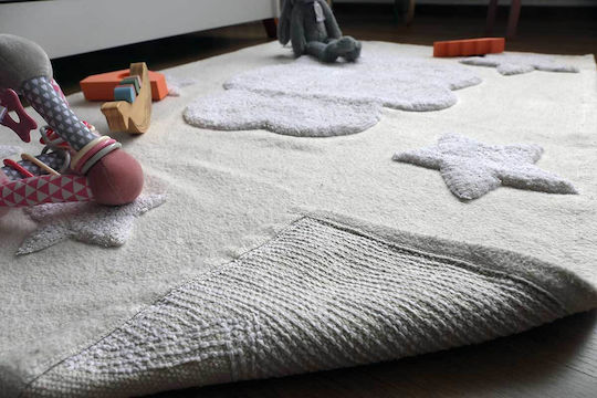 Baby Bliss Kids Cotton Rug Clouds 100x140cm