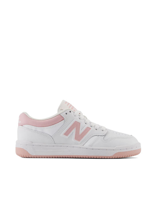 New Balance Γυναικεία Sneakers Λευκό / Ροζ