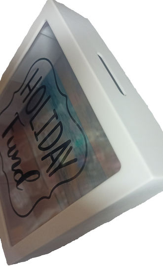 Tatu Moyo Spardose Plastik Light Blue 15x15x5cm