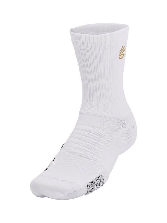 Under Armour Ad Playmaker Athletic Socks White 1 Pair