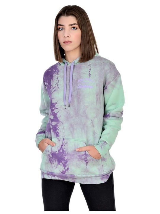 Target Women's Long Hooded Sweatshirt Purple