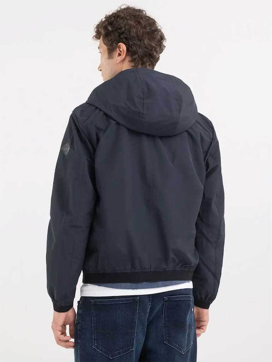 Replay Men's Winter Jacket Blue