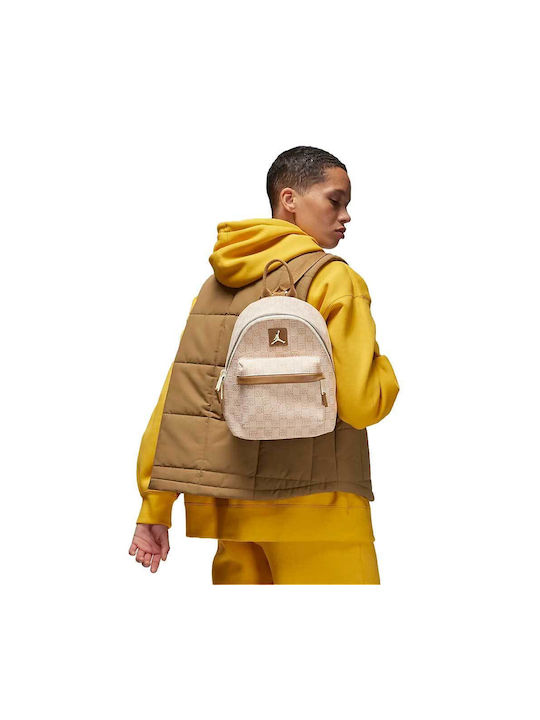 Jordan Weiblich Stoff Rucksack Beige