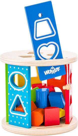 Woodyland Παιχνίδι Ταξινόμησης Σχημάτων Rolling Shape Sorter από Ξύλο