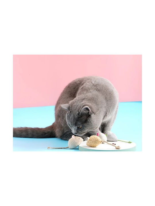 Cat Toy Mouse with Catnip (Various Colors)