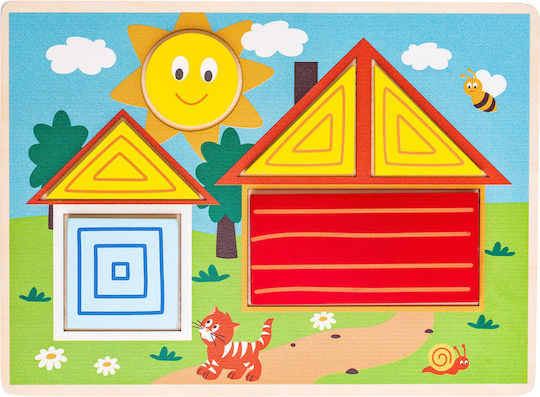 Woodyland Jucărie de Sortare a Formelor Shape Sorter din Lemn
