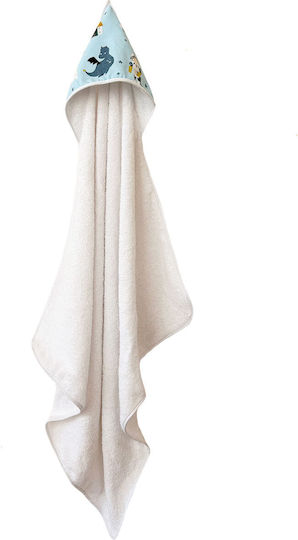 Bunny Bebe Baby Bath Towel Hooded 75x75cm