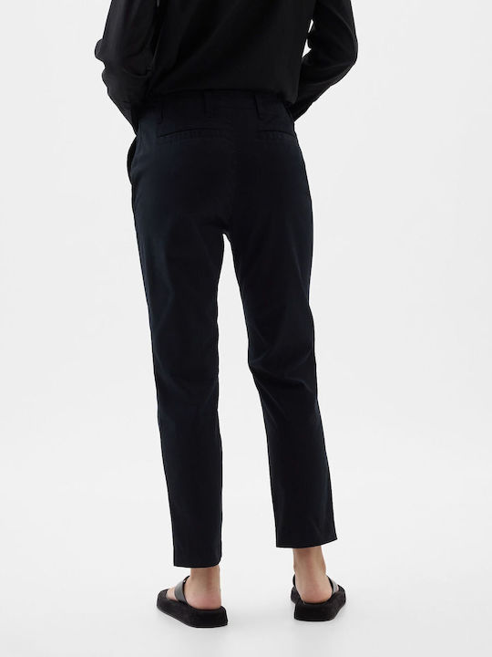 Women's Fabric Trousers Black