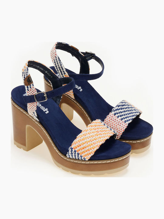 Sandalen Marineblau