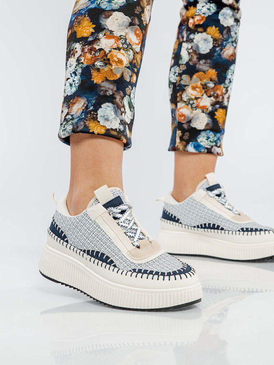 Siamoshoes Flatforms Sneakers Blue