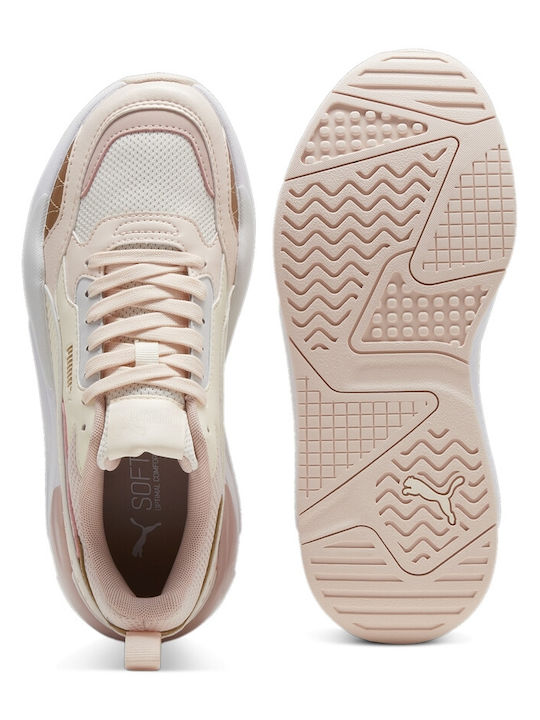 X-ray 2 Square Chunky Sneakers Beige