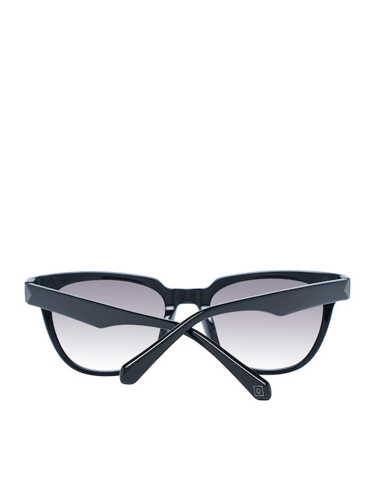 Gant Women's Sunglasses with Black Plastic Frame and Gray Gradient Lens GA7192 01B