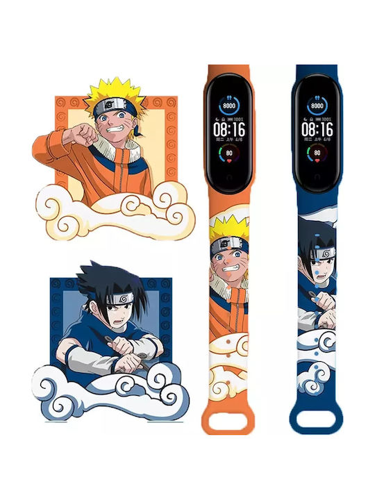 Kids Digital Watch with Rubber/Plastic Strap Blue