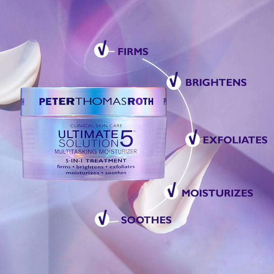 Peter Thomas Roth Ultimate Solution 5 Multitasking Rich Κρέμα Προσώπου για Ενυδάτωση, Αντιγήρανση & Σύσφιξη με Υαλουρονικό Οξύ & Κολλαγόνο 50ml