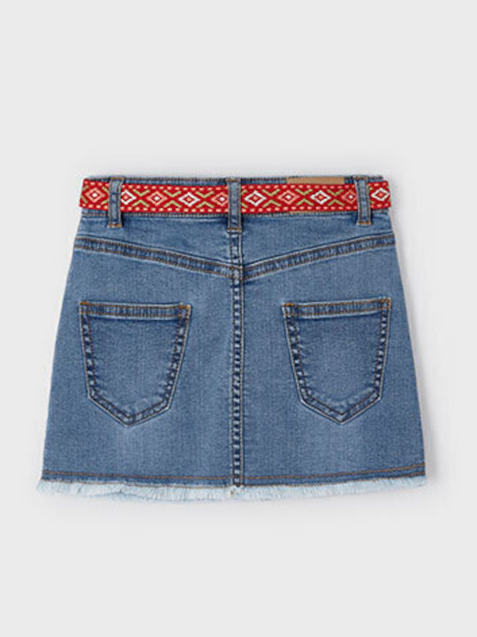 Kinder Rock aus Jeans Blau