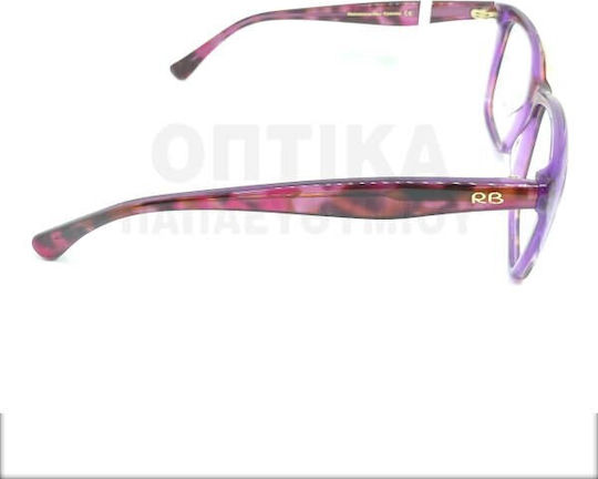 Rebecca Blu Damen Acetat Brillengestell RB7601 RN08