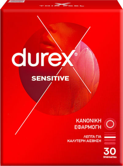 Durex Condoms Sensitive Thin Feel 30pcs 56mm