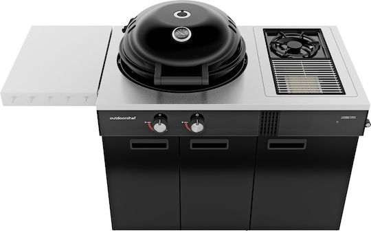 Lugano 570 G EVO II Gasgrill mit 2 cm 9.5kW und Seitenbrenner