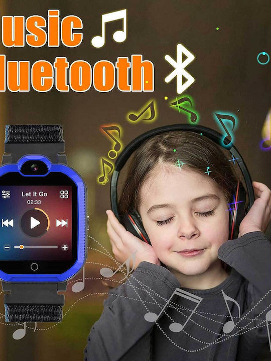 Pthtechus Παιδικό Smartwatch 4G με GPS & Κάμερα Μπλε